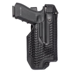 Blackhawk Epoch L3 Molded Light Bearing Right-Hand Belt Holster for Smith & Wesson M&P in Matte Black (4.25") - 44E025BK-R