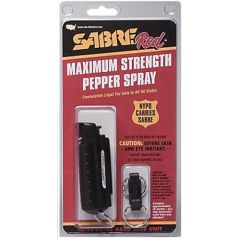 Security Equipment .5 oz Pepper Spray w/Hard Case/Belt Clip/25 Foot Range HC14BKUS