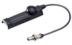 Surefire Remote Dual Switch For Weaponlights, 7" Cable, Fits  Millennium Universal, Classic Universal, Scout Light, And X-series, Momentary-on Pressure Pad And Constant-on Press Switch, Black Sr07