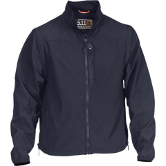 5.11 Tactical Valiant Softshell Men's Full Zip Jacket in Dark Navy - Large