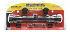 Traditions Muzzleloader Scope Pack 3-9x40mm Riflescope in Matte Black - A1171