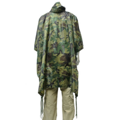 5ive Star Gear GI Spec Lightweight Men's Poncho in Woodland - Adult
