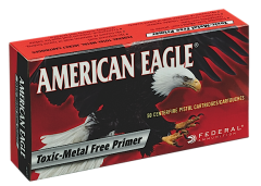 Federal Cartridge American Eagle .38 Super +P Jacketed Hollow Point, 115 Grain (50 Rounds) - AE38S3
