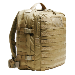 S.T.O.M.P. Medical BackPack  S.T.O.M.P. Medical BackPack Coyote Tan S.T.O.M.P. II was designed to SEAL team medic specifications. All material is made of heavy-duty 1000 denier nylon. All padded areas are closed cell foam. The adjustable shoulder straps,
