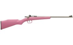 Crickett KSA2221 Single Shot Bolt 22 Long Rifle (LR) 16.12" 1 Synthetic Pink Stk Stainless
