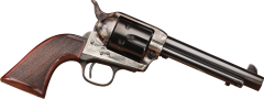 Taylors & Co Short Stroke Smoke Wagon .357 Remington Magnum 6-Shot 5.5" Revolver in Blued - 556205DE