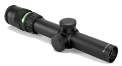Trijicon Accupoint 1-4x24mm Riflescope in Black (Post Green Triangle) - TR24G