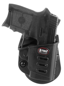 Fobus SWBGLH Evolution Paddle Holster - Left-Handed Smith & Wesson Bodyguard Plastic Black - SWBGLH