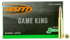 HSM Hunting Shack Game King .270 Winchester Spitzer Boat Tail, 130 Grain (20 Rounds) - 27012N