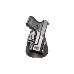 Fobus USA Paddle Right-Hand Paddle Holster for Glock 26, 27, 33 in Plain Black (3") - GL26ND