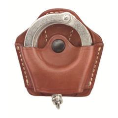 Gould & Goodrich Handcuff Case in Brown Leather - 820