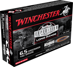 Winchester Expedition 6.5 Creedmoor AccuBond, 142 Grain (20 Rounds) - S65LR