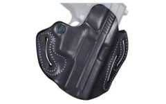 Desantis Gunhide 2 Speed Scabbard Right-Hand Belt Holster for Smith & Wesson M&P Shield in Black Leather (4") - 002BAX7Z0