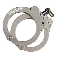 Cuff  Oversized Steel Chain Handcuffs   Nickel (1001292)