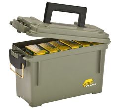 Plano Molding Co Ammo Can Holds 6-8 Boxes O-Ring Water-Resistant Seal 11.63" x 5.13" x 7.13" Polyethylene Olive Drab Finish 131200