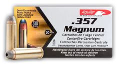 Aguila .357 Remington Magnum Semi Jacketed Hollow Point, 158 Grain (50 Rounds) - 1E572821