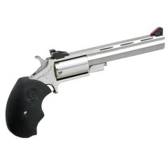 North American Arms Magnum .22 Winchester Magnum 5-Shot 4" Revolver in Stainless (Mini Master) - MMTM