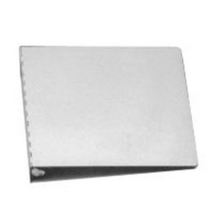 10 x11 3/4  Aluminum 1 1/4  3 Ring Binder Color: Silver