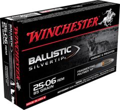 Winchester Supreme .25-06 Remington Ballistic Silvertip, 85 Grain (20 Rounds) - SBST2506A