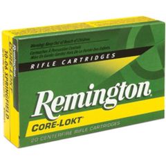 Remington .30-06 Springfield Core-Lokt Pointed Soft Point, 150 Grain (20 Rounds) - R30062