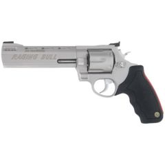 Taurus 444 .44 Remington Magnum 6-Shot 6.5" Revolver in Stainless (Raging Bull) - 2444069
