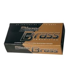 CCI Speer Blazer Brass .40 S&W Full Metal Jacket, 165 Grain (50 Rounds) - 5210