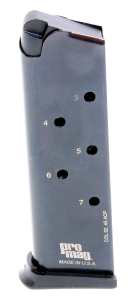 Pro Mag Industries Inc .45 ACP 7-Round Blue Steel Magazine for Colt 1911 Government - COL02