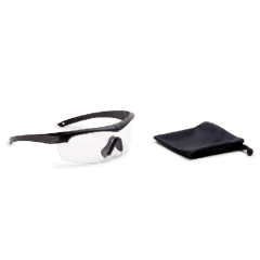 Crosshair ONE (Clear Lens) - One Black Crosshair frame w/interchangeable Clear lens. Microfiber cleaning pouch