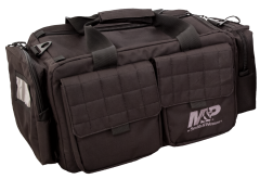 M&P Accessories 110023 Officer Tactical Range Bag Nylon 22" x 14" x 10.5" Exterior Black