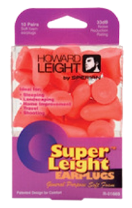 Howard Leight R01891 Super Leight Earplugs USA Shooters Earplugs