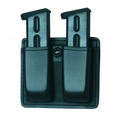 Double Magazine Pouch  Double Magazine Pouch Black Finish BERETTA 92, 96, 98, Brigadier, Centurion, Compact (notTypeM), Cougar; BROWNING High Power 9mm, .40; GLOCK 17,19,22, 23,31, 32,34, 35,36; H&K USP9,.40,Compact 9,.40,.357, P2000, P2000SK, P30; RUGER