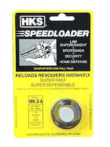 Hks Speedloader, 357 Magnum, Fits Colt K Frame, Cobra, Ruger Security 6, Black M3a