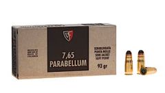 Fiocchi Ammunition .30 Luger Jacketed Soft Point, 93 Grain (50 Rounds) - 765B