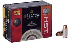 Federal Cartridge Premium .380 ACP HST, 99 Grain (20 Rounds) - P380HST1S