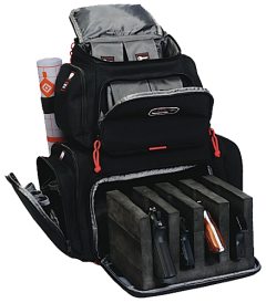 G*outdoors - Inc Handgunner Waterproof Cover Range Bag Backpack in Black Nylon - 1711BP