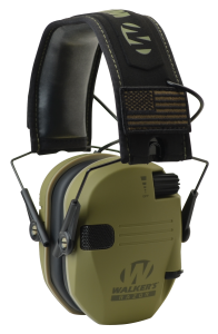 Walkers Game Ear Razor Patriot Earmuff 23 dB OD Green