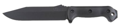 Ka-Bar Knives Becker Fixed Knife, 7" Clip-point 1095 Cro-Van Black Plain Blade (Fiberglass Reinforced Nylon Black Handle) - BK7