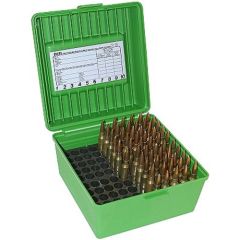 MTM 100 Round WSM/WSSM Green Rifle Ammo Box R100MAG10