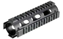 Leapers, Inc. - Utg Model 4/15 Quad Rail, Fits Ar Rifles, Carbine Length, Black Mtu001