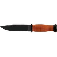 Ka-Bar Knives Mark I Fixed Knife, 5.125" Clip-point Blade - 2225