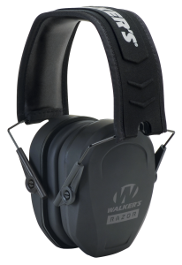 Walkers Game Ear GWPRSMPAS Razor Slim Passive Earmuff Black