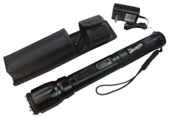 Zap ZAPEN Enforcer Stun Gun/Flashlight 2 Million Volt/110Lum w/Holster Alum Blk