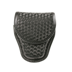 Blackhawk Handcuff Pouch in Black Molded Nylon Basket Weave - 44A100BW