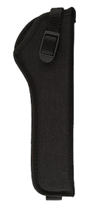 Uncle Mike's Sidekick Right-Hand Belt Holster for Medium/Large Double Action Revolver in Black (7" - 8") - 81041