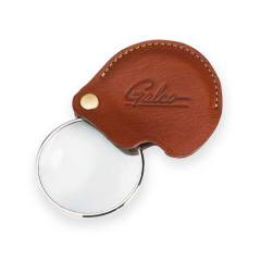 MAGNIFYING GLASS WITH CASE DARK HAVANA
