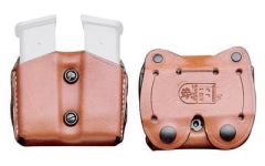 Desantis Gunhide Double Magazine Pouch Magazine Pouch in Tan Leather - A01TJGGZ0