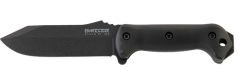 Ka-Bar Knives Becker Fixed Knife, 5.5" Drop-point 1093 Cro-Van Plain Blade (Nylon Black Handle) - BK10