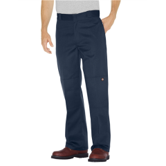 Dickies Double Knee Work Pant Men's Uniform Pants in Dark Navy - 38 x 30