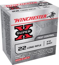 Winchester Super-X .22 Long Rifle #12 Shot, 40 Grain (50 Rounds) - X22LRS