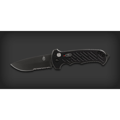 Gerber 6 Automatic Folding Knife, 3.80" Drop-point Blade - 30-000377